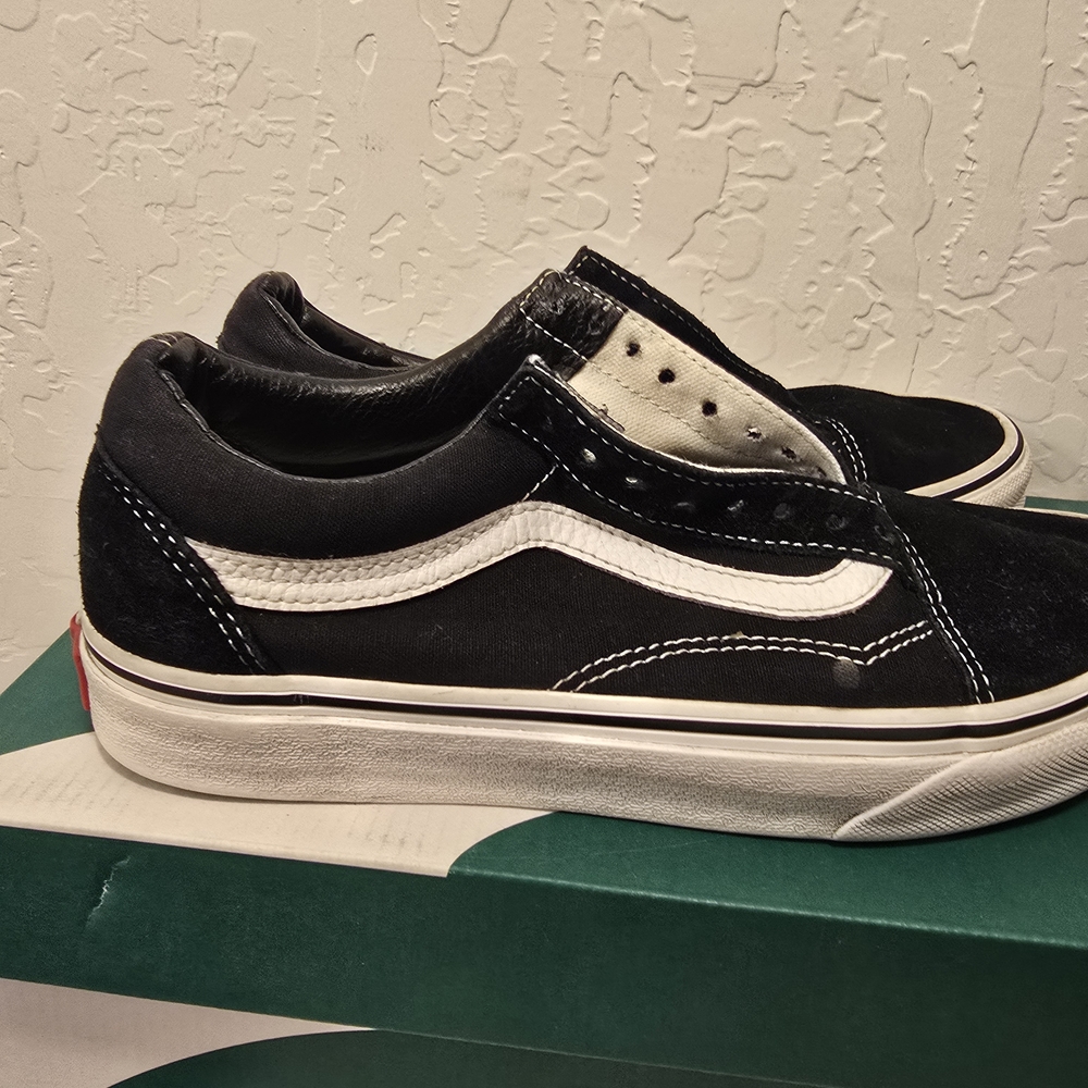 Vans Black and White Women's Sneakers